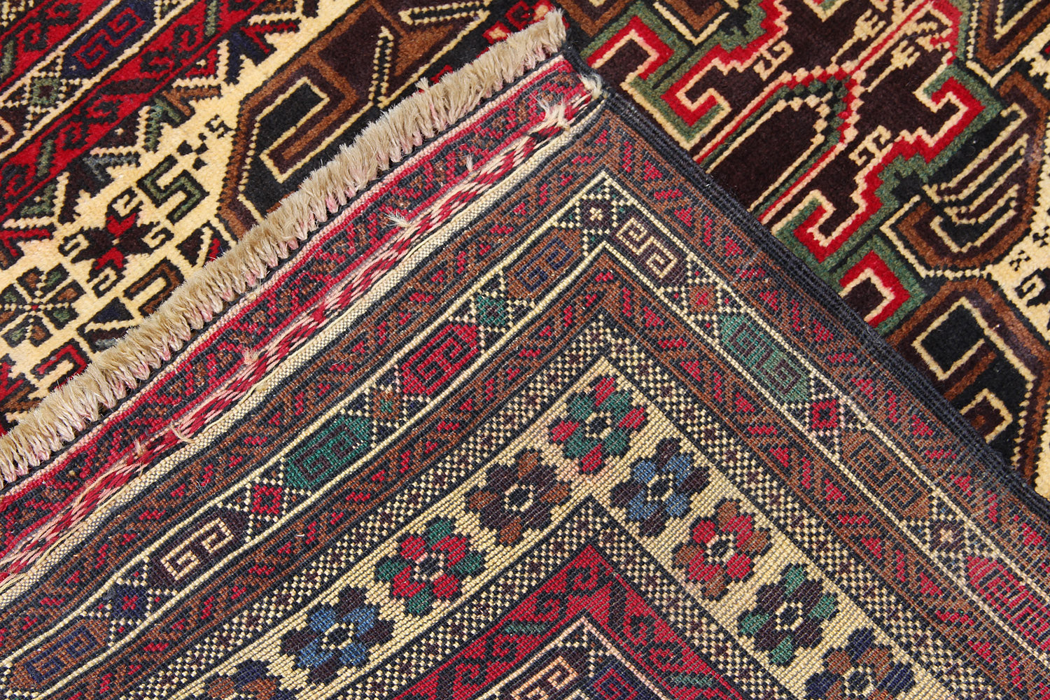 Handmade Adraskan Baluchi Afghan Rug