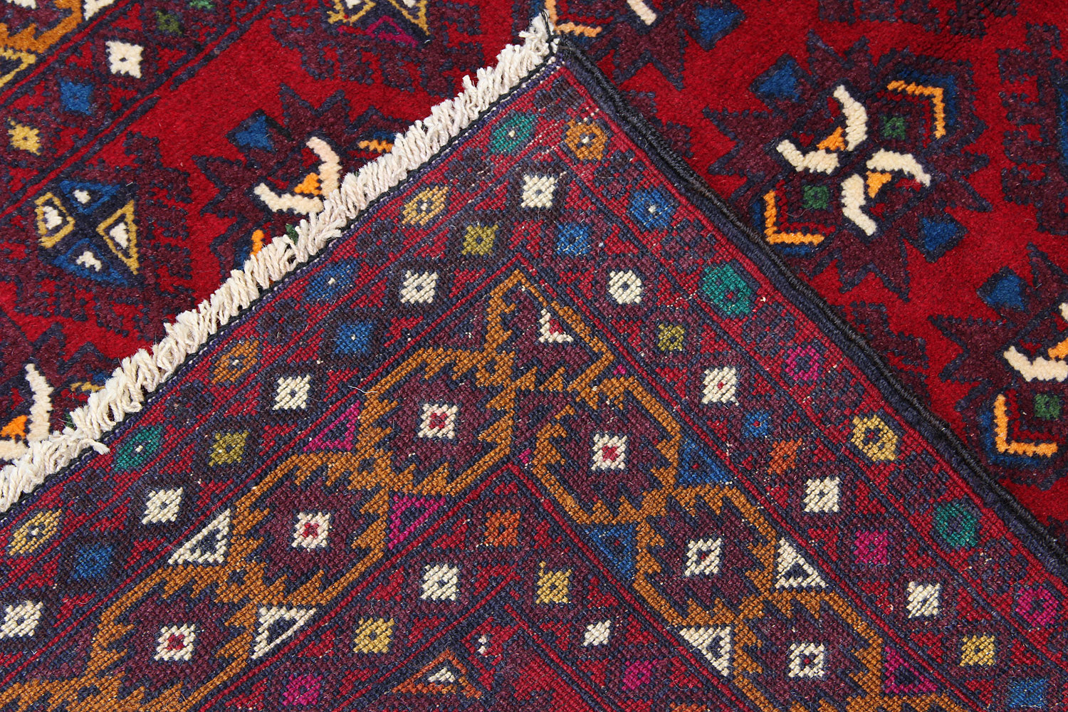 Handmade Adraskan Baluchi Afghan Rug