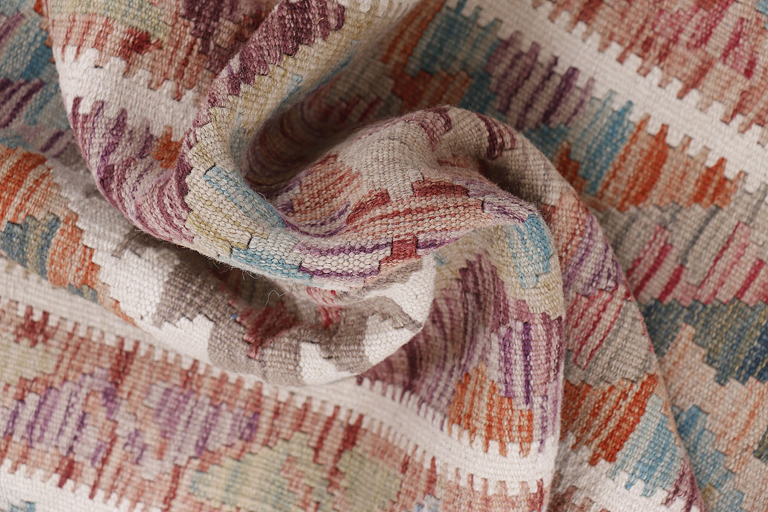 Multy Handmade Veggie Dye Kilim Rug Rectangular