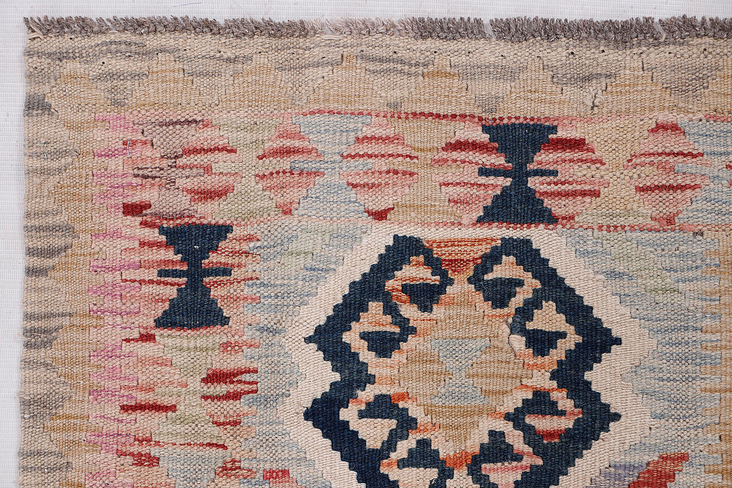 Multy Handmade Veggie Dye Kilim Rug Rectangular