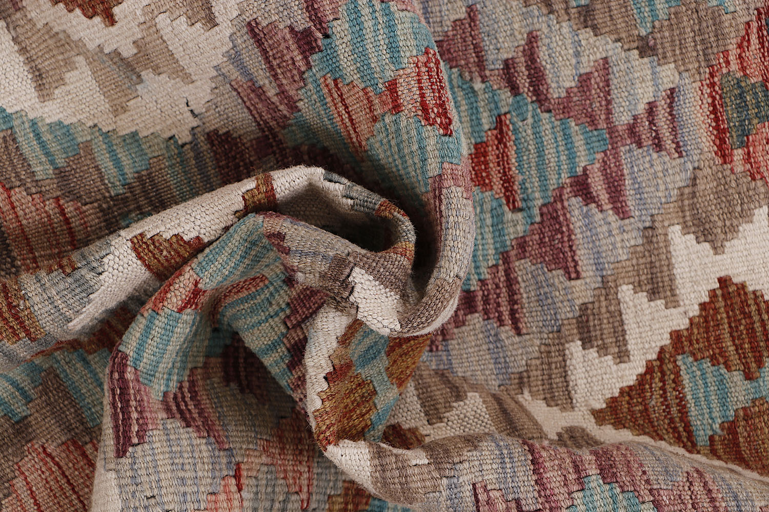 Multy Handmade Veggie Dye Kilim Rug Rectangular