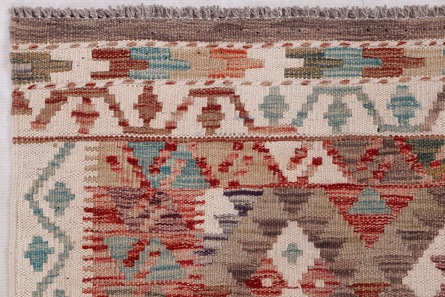 Multy Handmade Veggie Dye Kilim Rug Rectangular