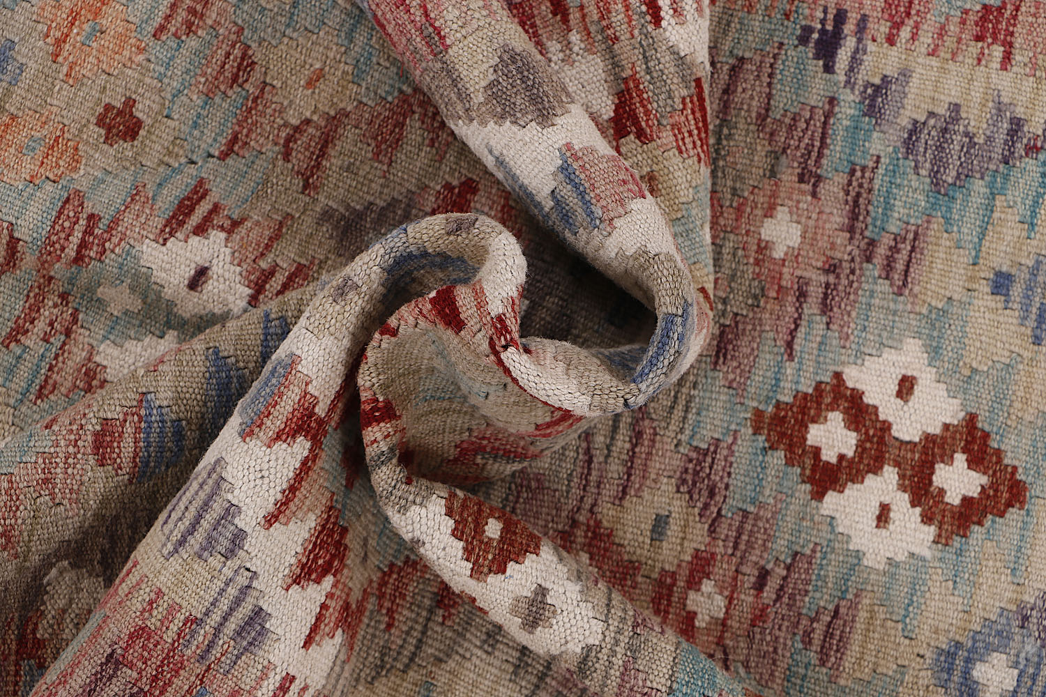 Multy Handmade Veggie Dye Kilim Rug Rectangular