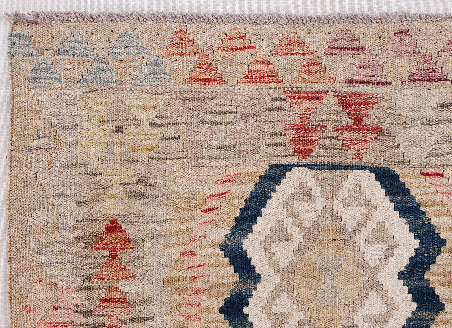 Multy Handmade Veggie Dye Kilim Rug Rectangular