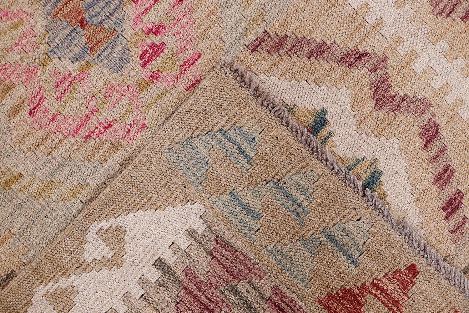Multy Handmade Veggie Dye Kilim Rug Rectangular