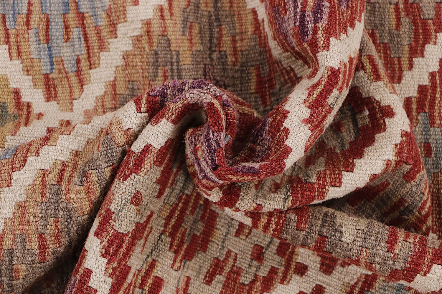 Multy Handmade Veggie Dye Kilim Rug Rectangular
