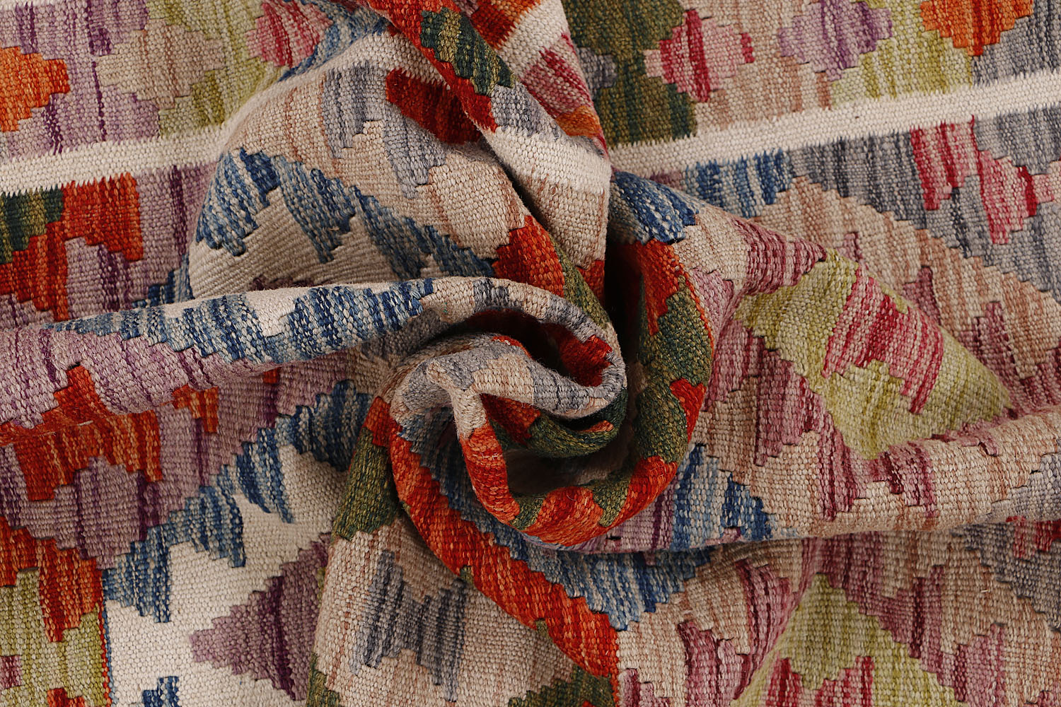 Multy Handmade Veggie Dye Kilim Rug Rectangular