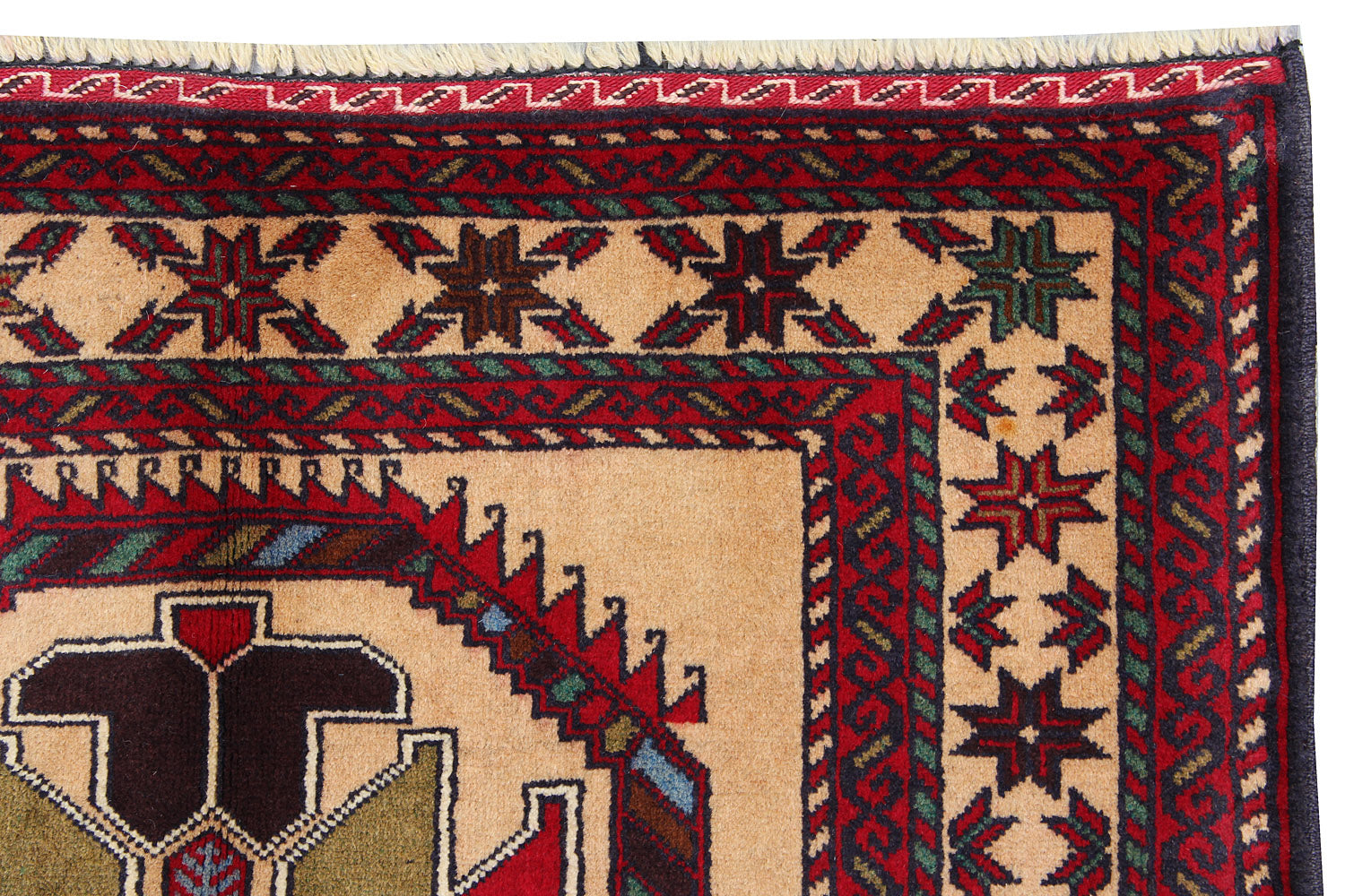 Handmade Adraskan Baluchi Afghan Rug