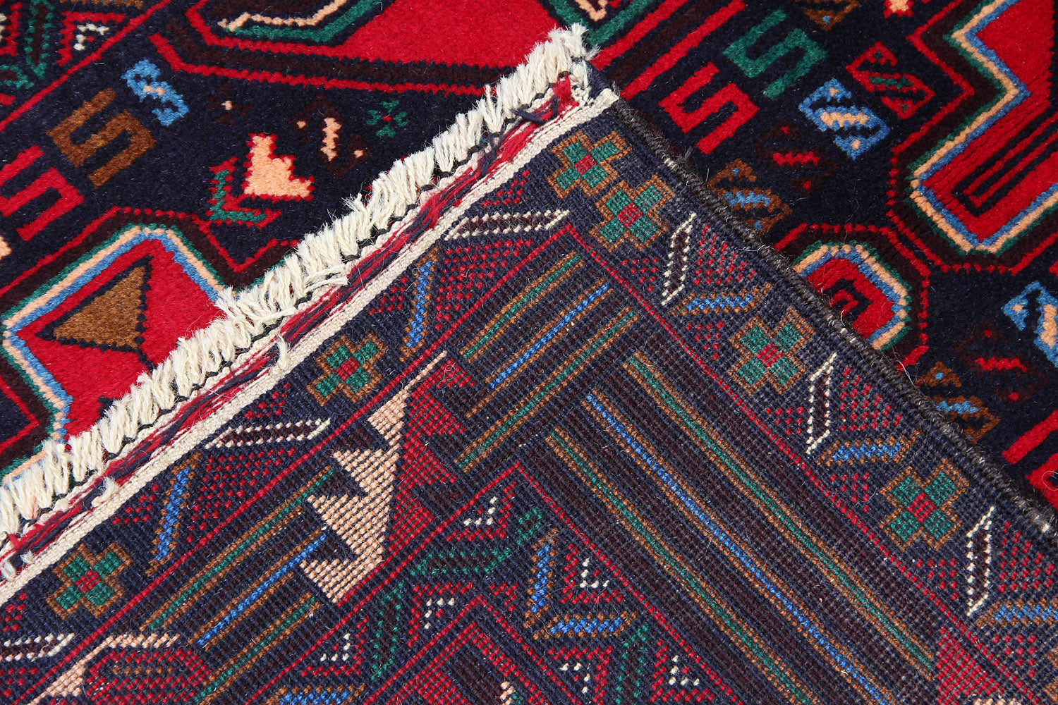 Handmade Adraskan Baluchi Afghan Rug