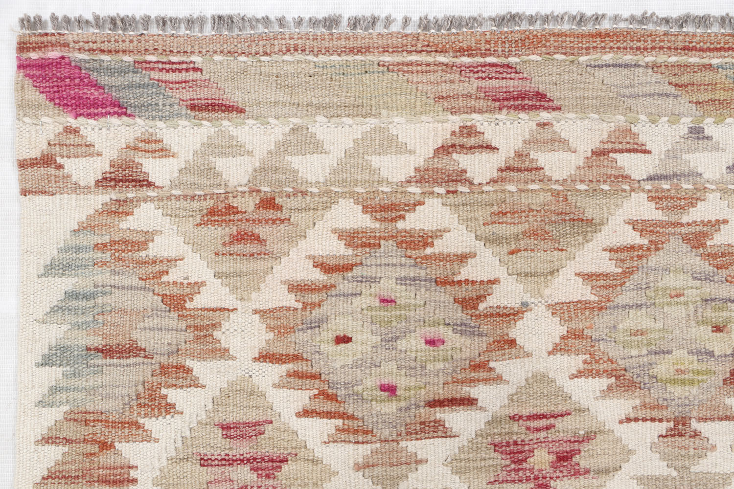 Multy Handmade Veggie Dye Kilim Rug Rectangular