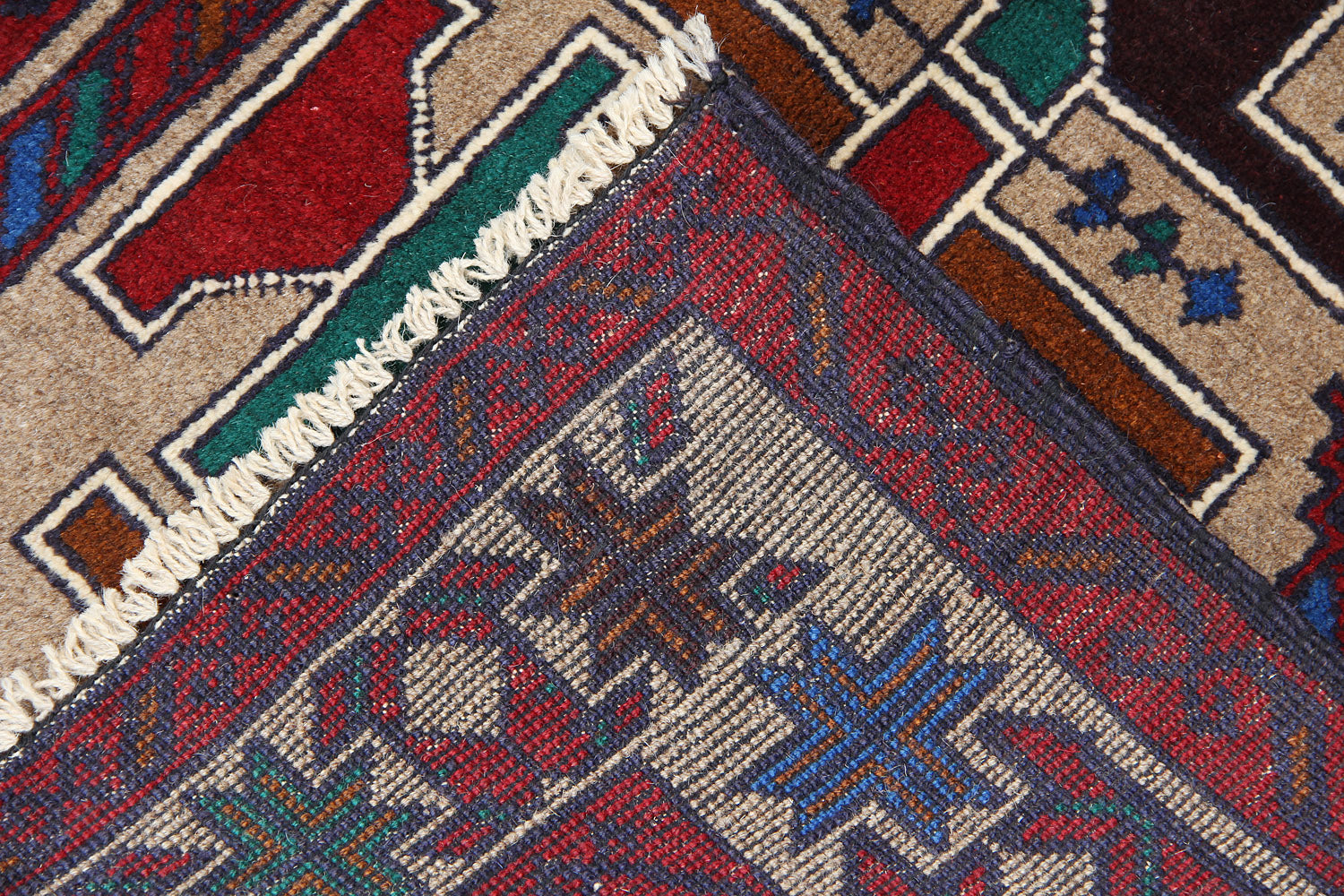 Handmade Adraskan Baluchi Afghan Rug
