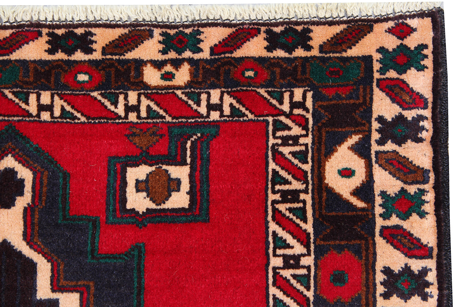 Handmade Adraskan Baluchi Afghan Rug