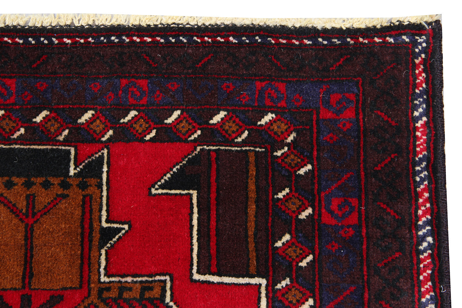 Handmade Adraskan Baluchi Afghan Rug