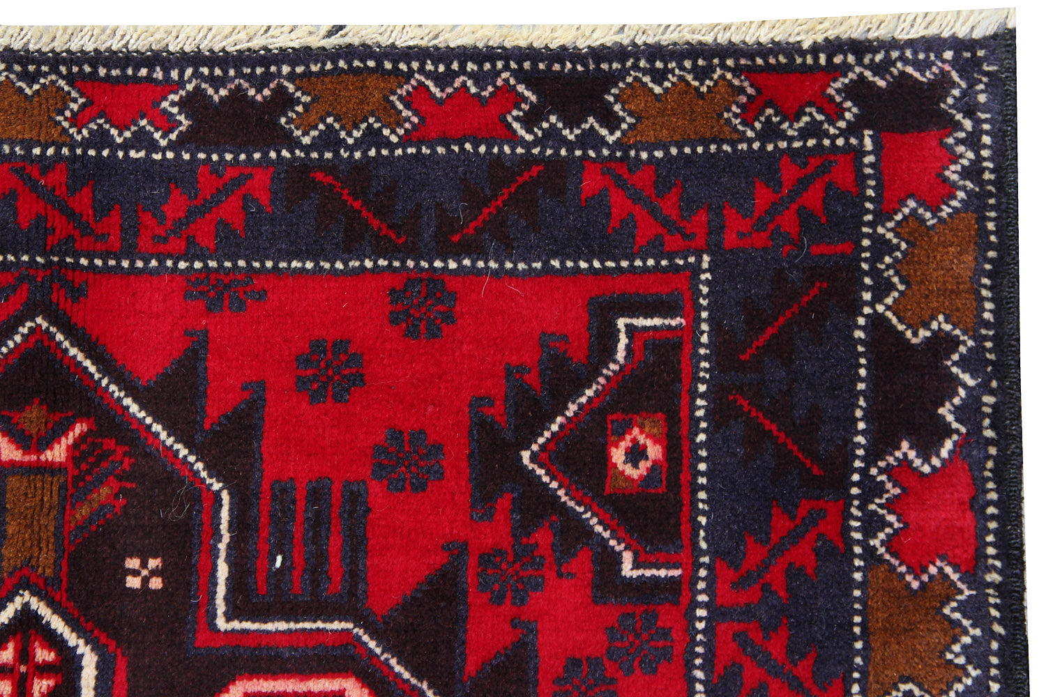 Handmade Adraskan Baluchi Afghan Rug