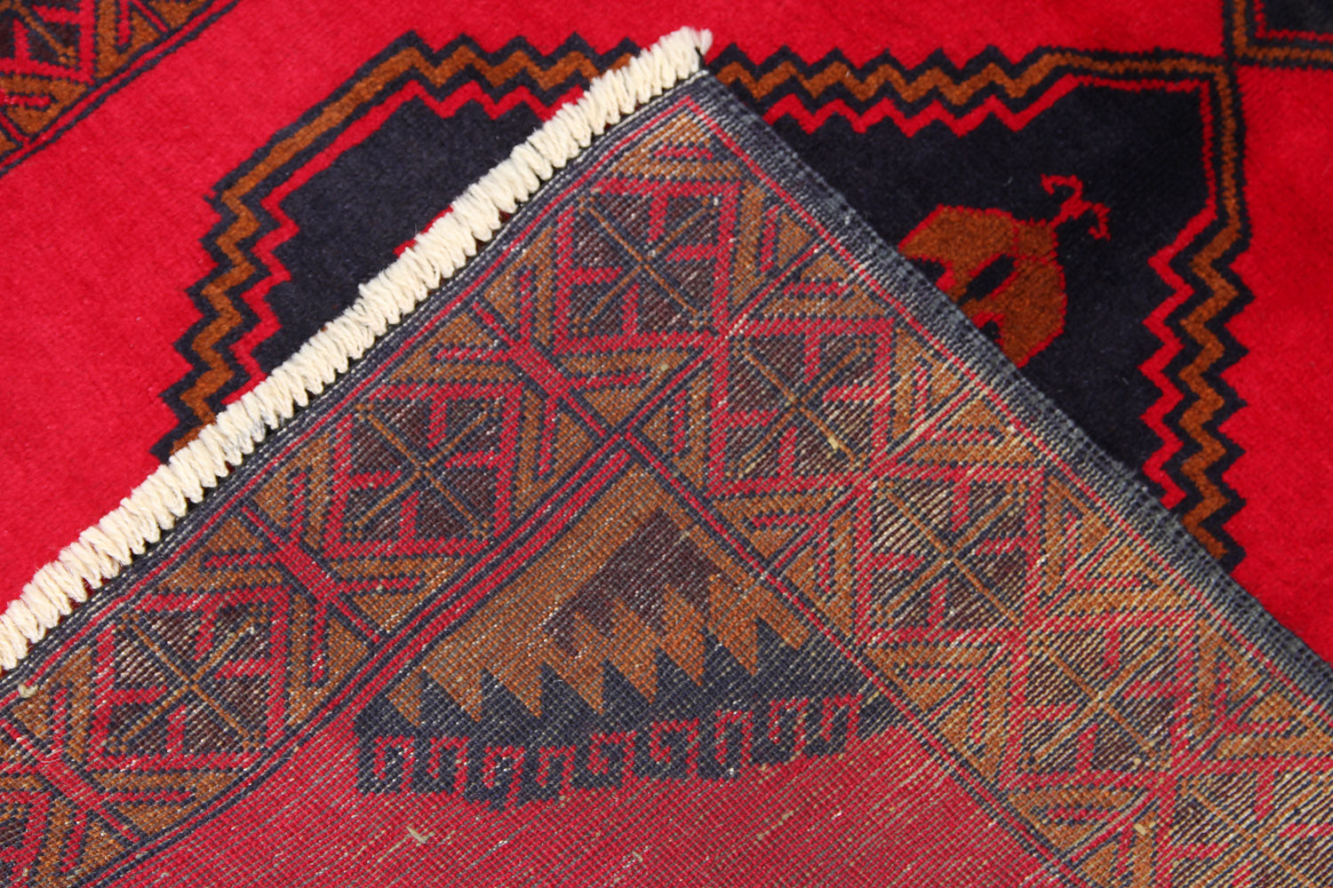 Handmade Adraskan Baluchi Afghan Rug