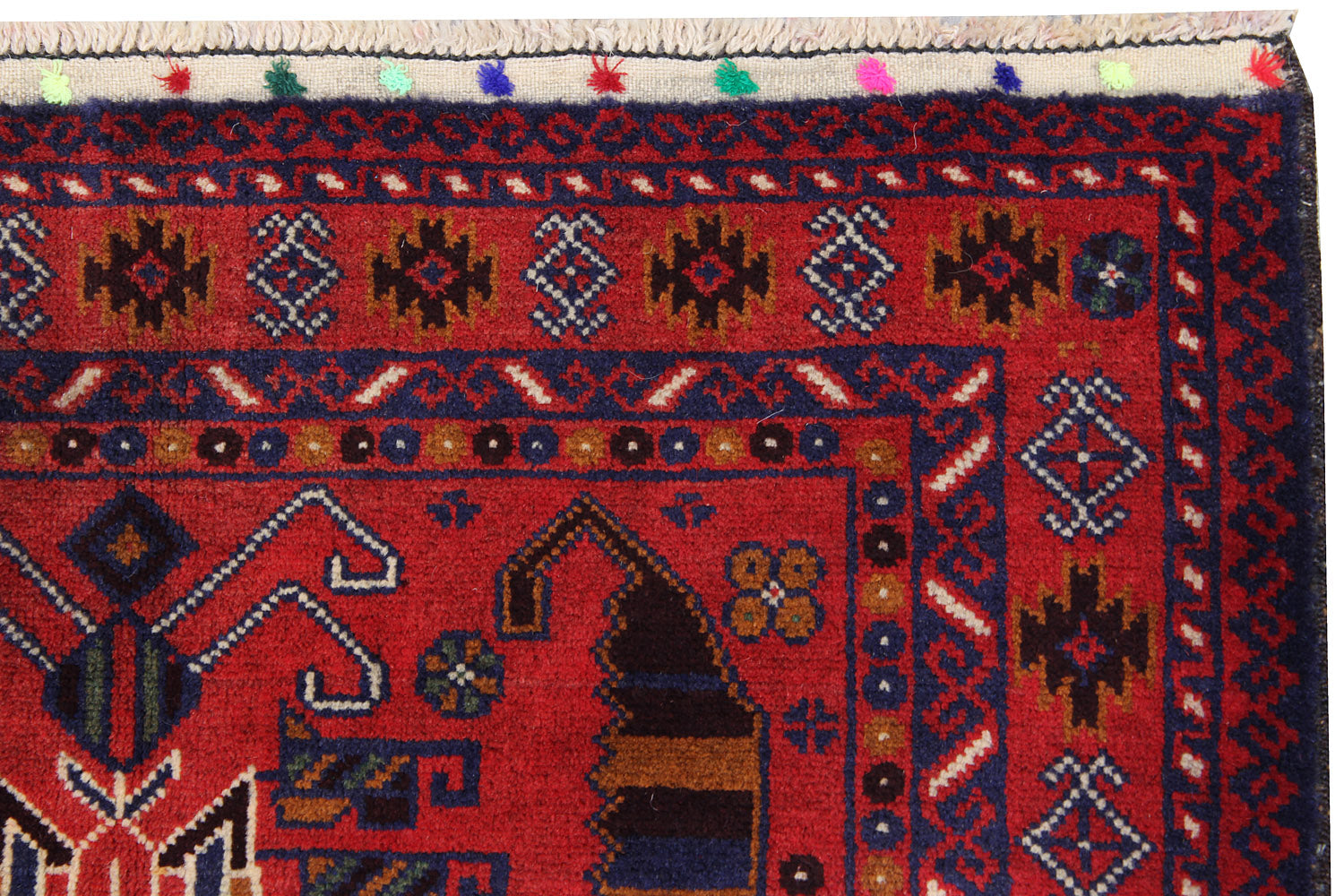 Handmade Adraskan Baluchi Afghan Rug
