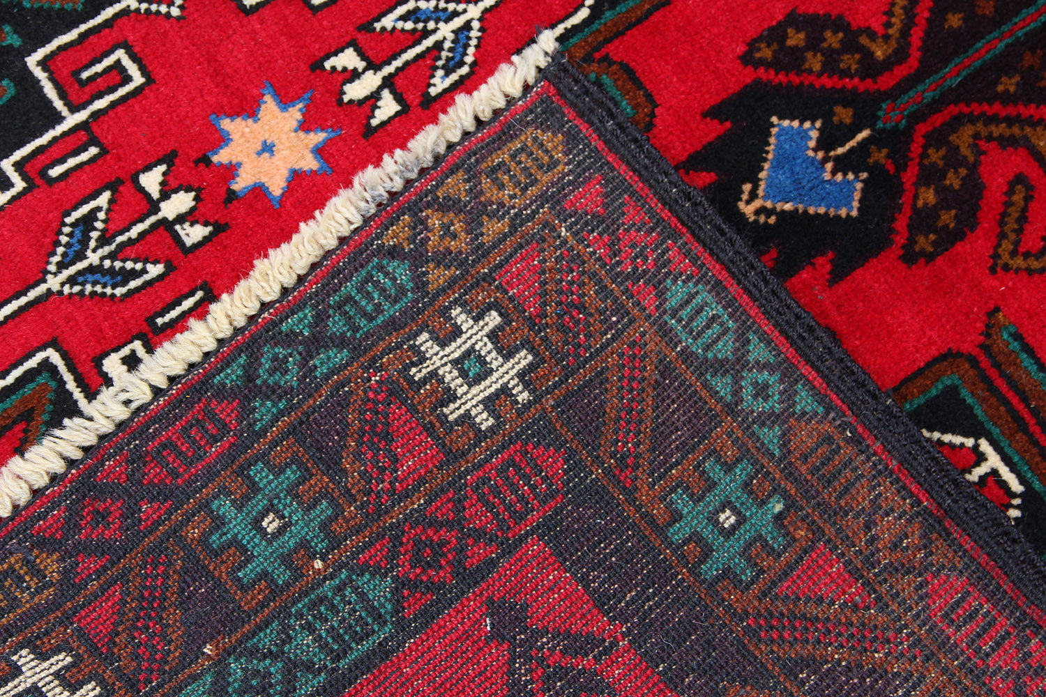 Handmade Adraskan Baluchi Afghan Rug