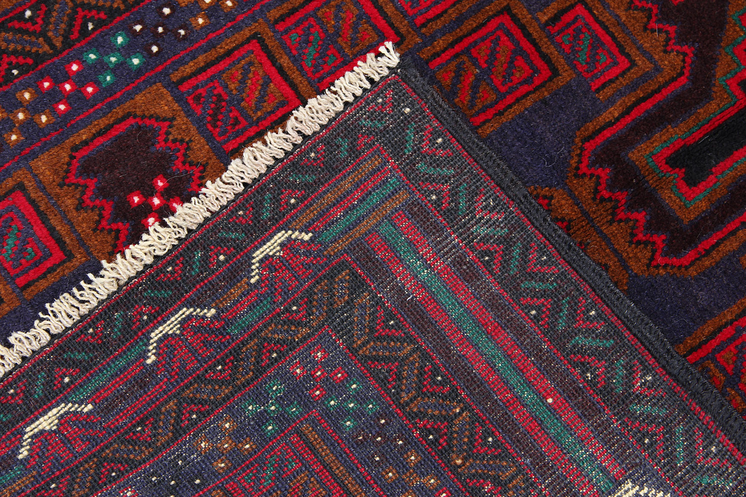 Handmade Adraskan Baluchi Afghan Rug