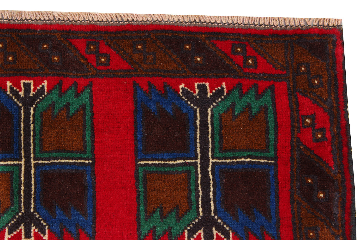 Handmade Adraskan Baluchi Afghan Rug