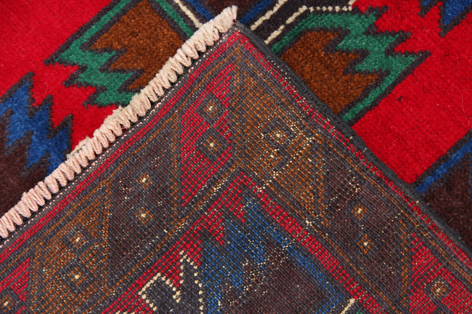 Handmade Adraskan Baluchi Afghan Rug