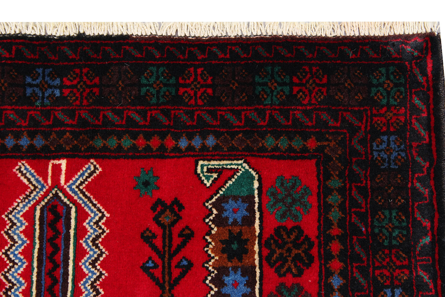 Handmade Adraskan Baluchi Afghan Rug