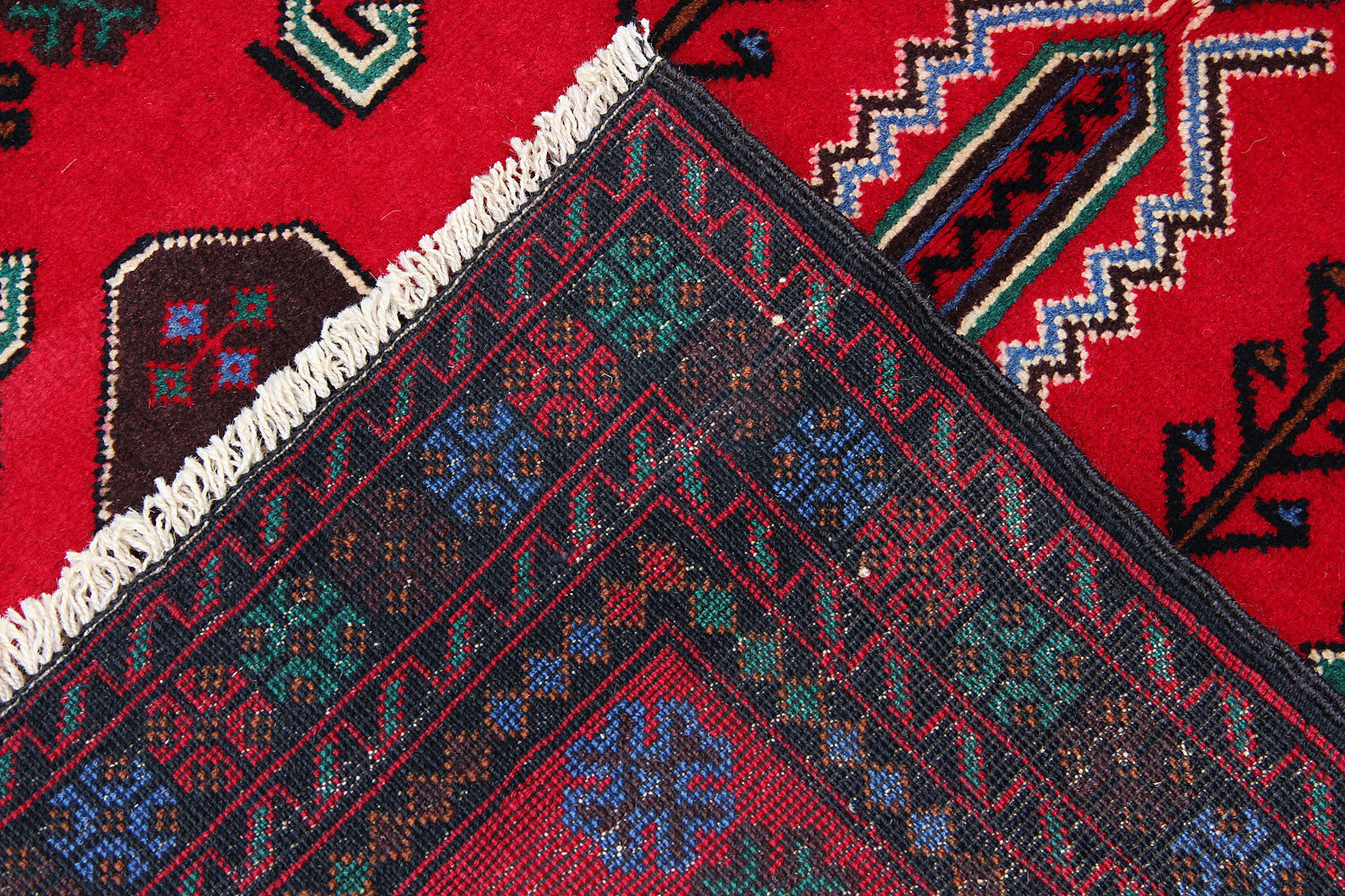 Handmade Adraskan Baluchi Afghan Rug