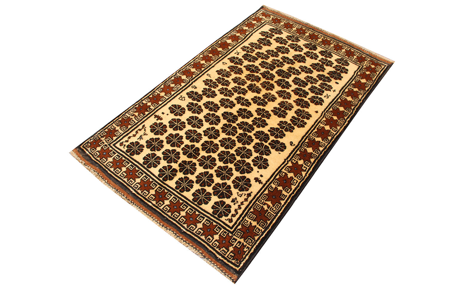 Handmade Adraskan Baluchi Afghan Rug