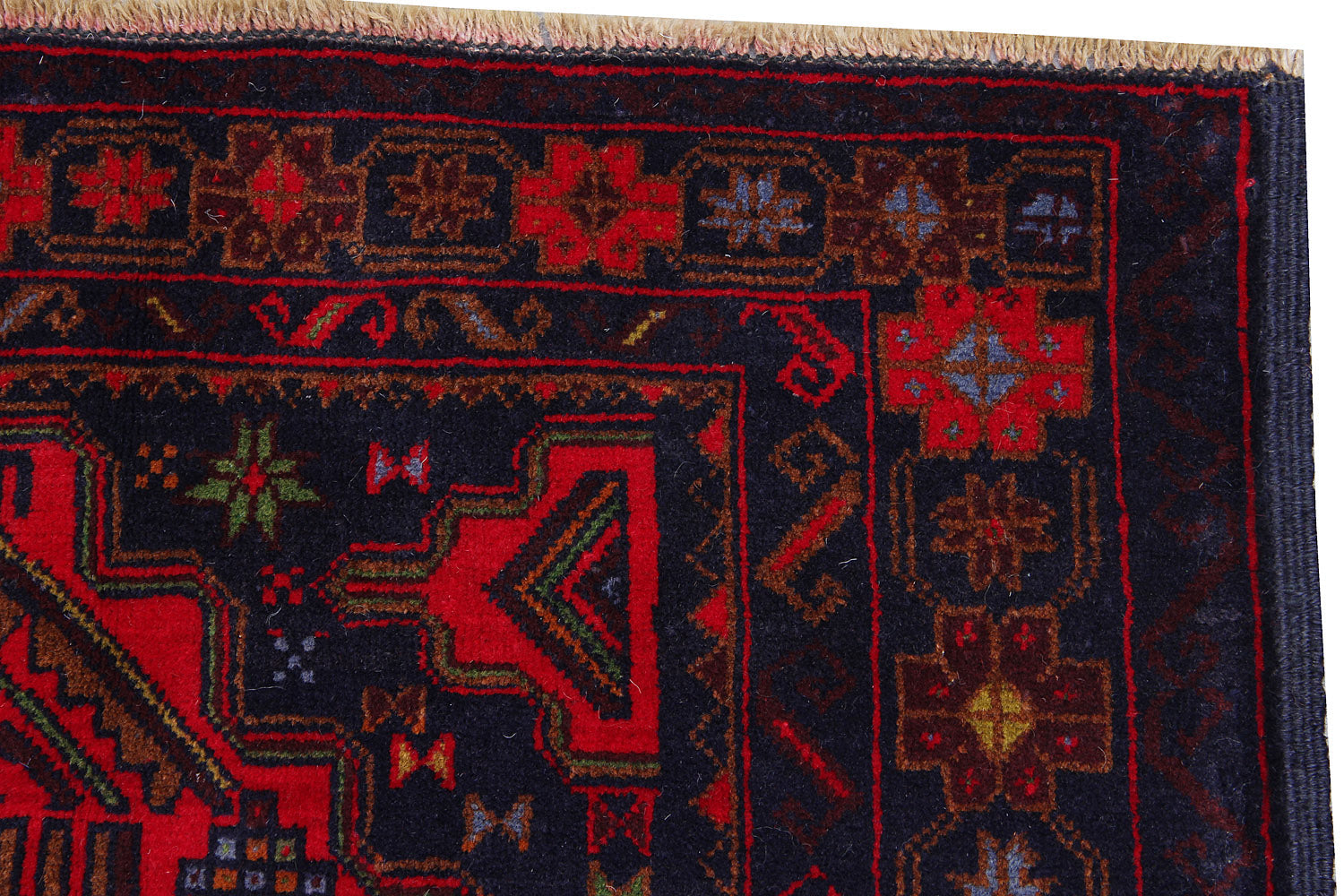 Handmade Adraskan Baluchi Afghan Rug