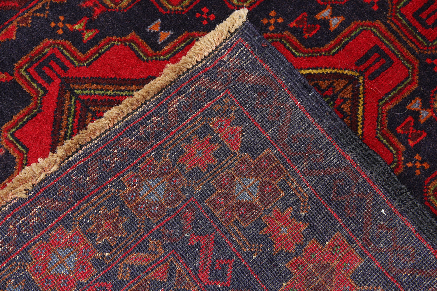 Handmade Adraskan Baluchi Afghan Rug