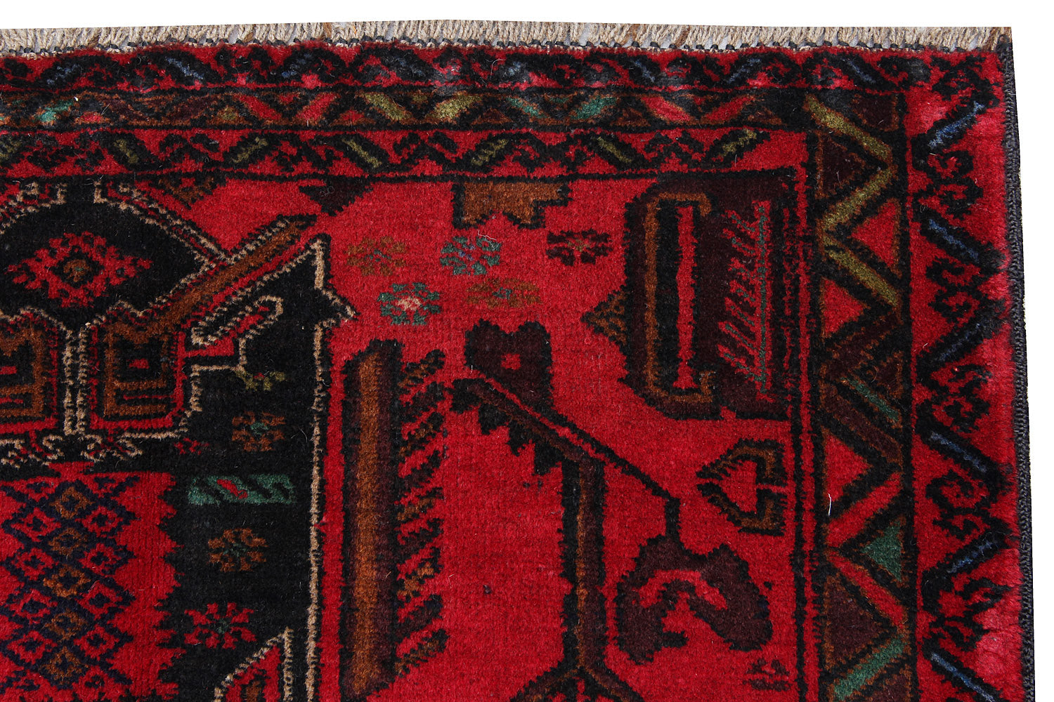 Handmade Adraskan Baluchi Afghan Rug