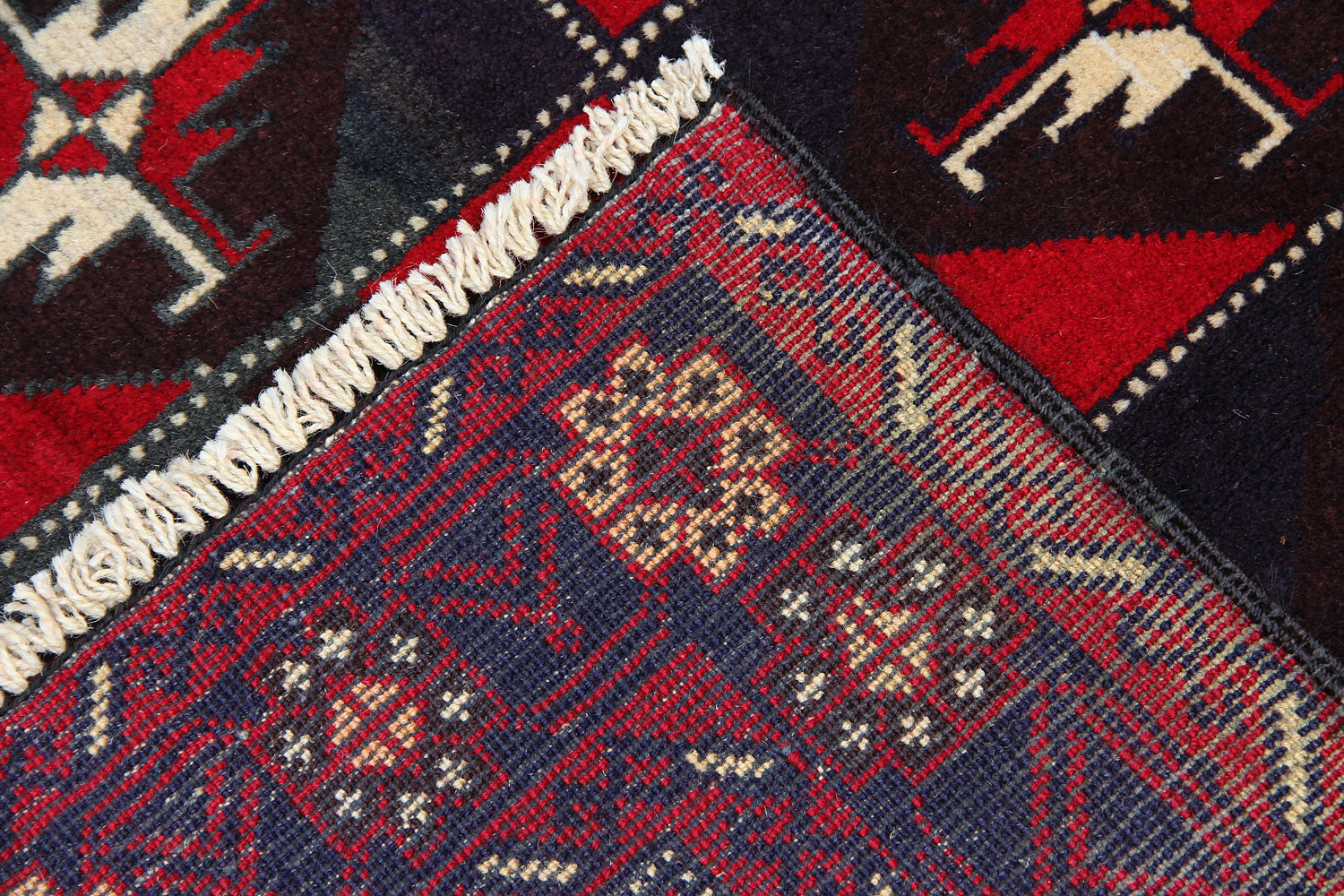 Handmade Adraskan Baluchi Afghan Rug