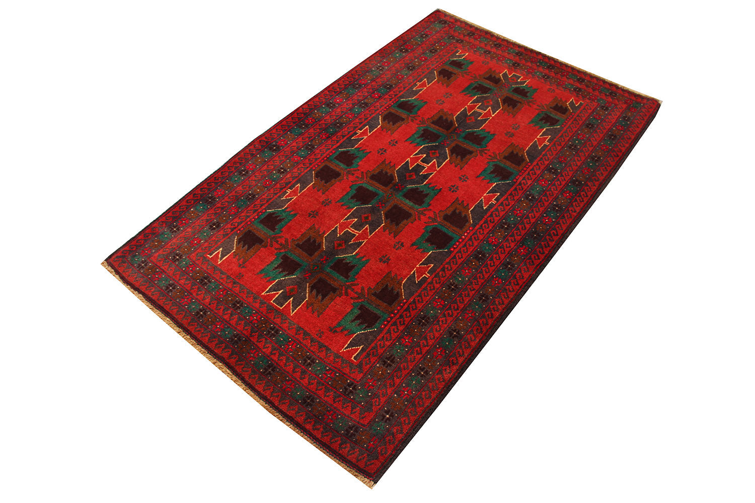 Handmade Adraskan Baluchi Afghan Rug