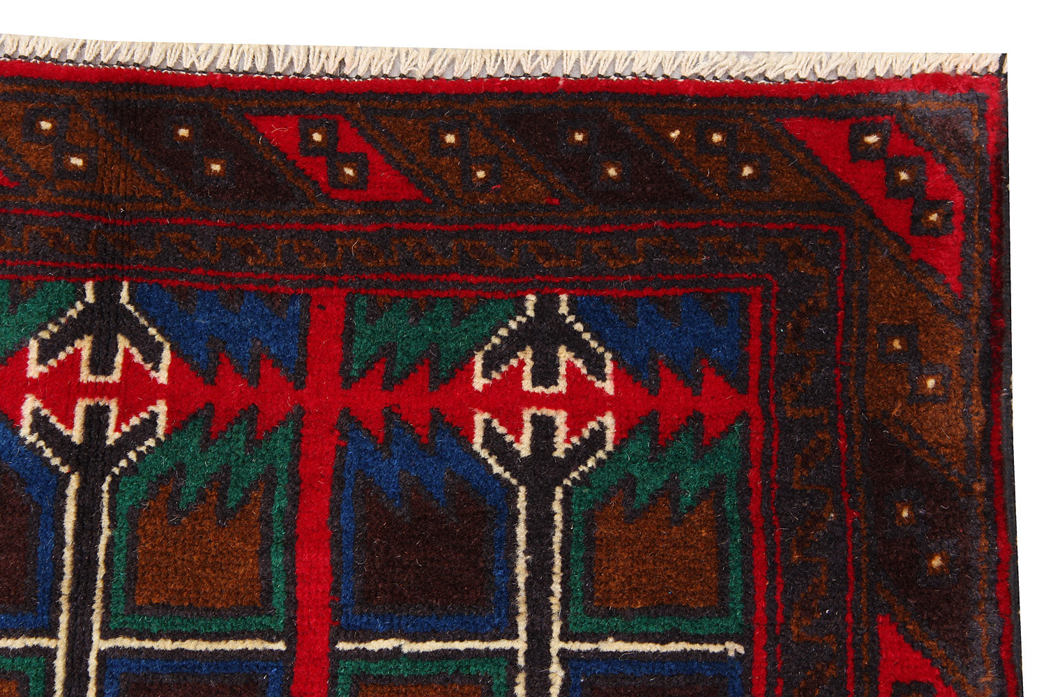 Handmade Adraskan Baluchi Afghan Rug