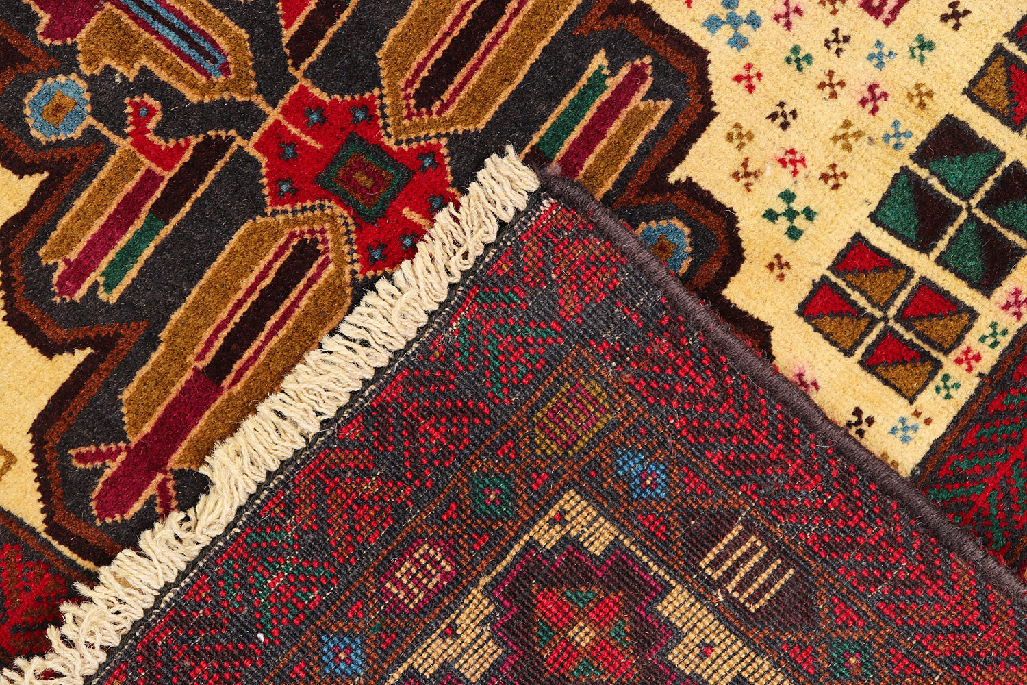 Handmade Adraskan Baluchi Afghan Rug