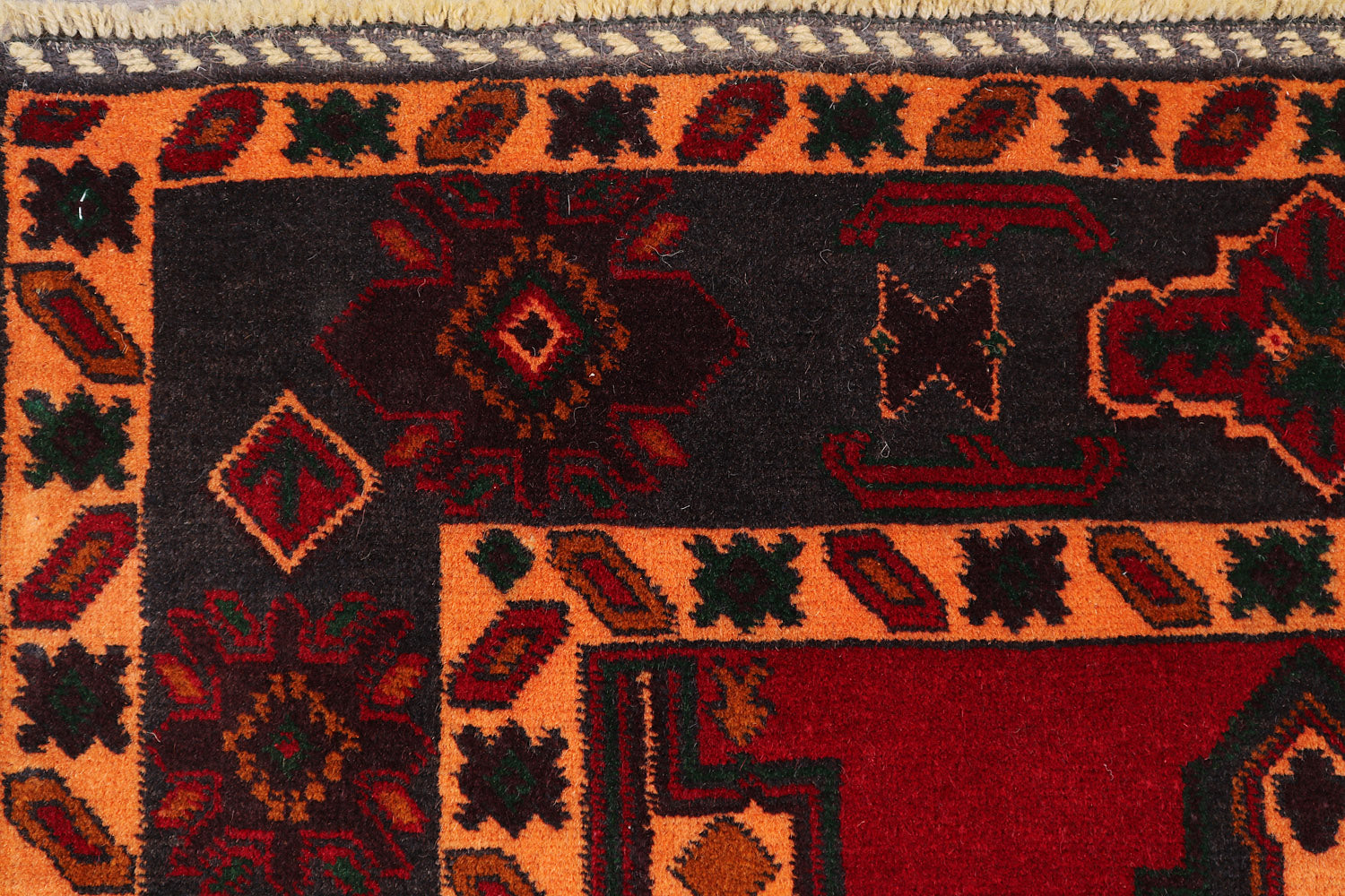 Handmade Adraskan Baluchi Afghan Rug
