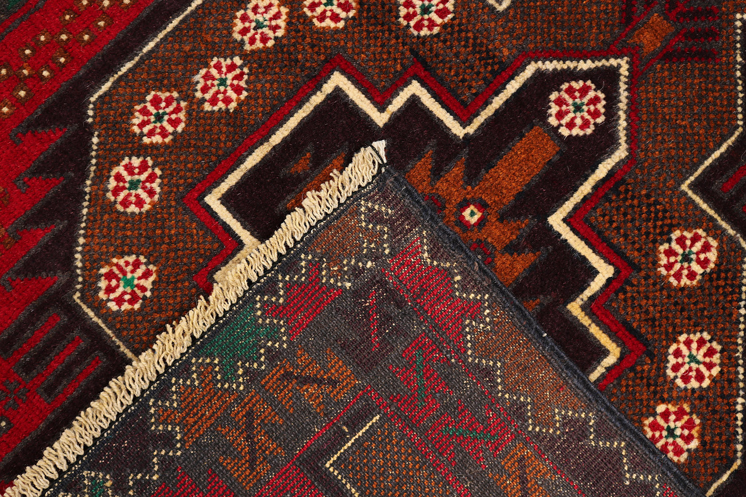Handmade Adraskan Baluchi Afghan Rug