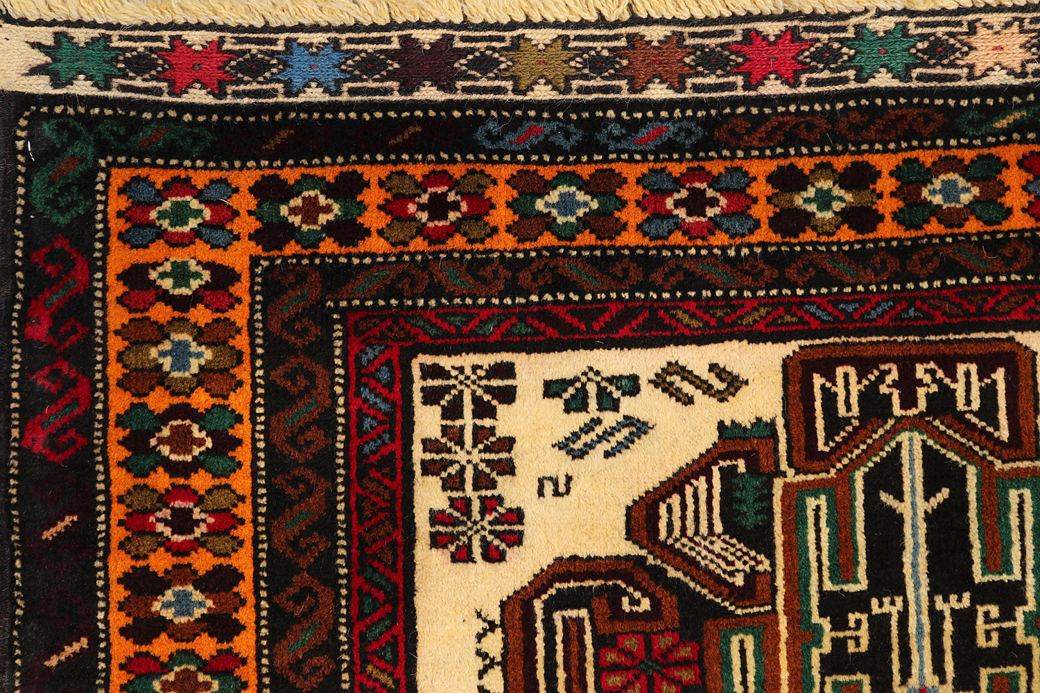 Handmade Adraskan Baluchi Afghan Rug