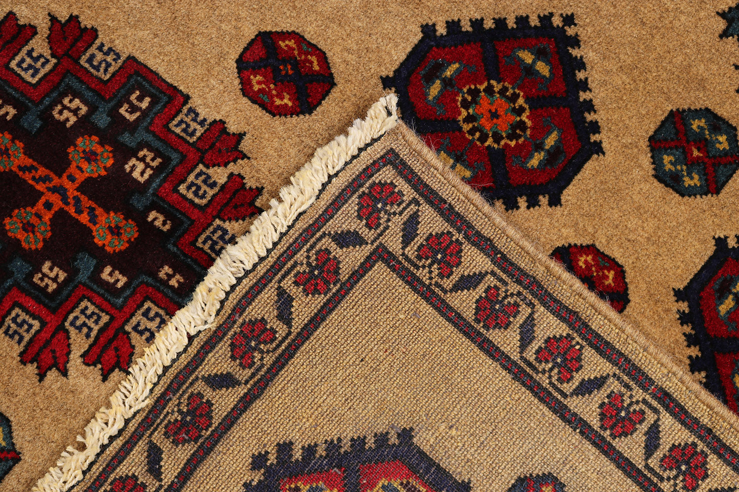 Handmade Adraskan Baluchi Afghan Rug