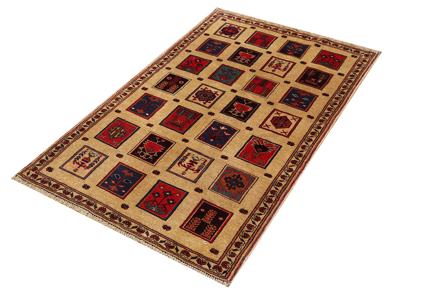 Handmade Adraskan Baluchi Afghan Rug
