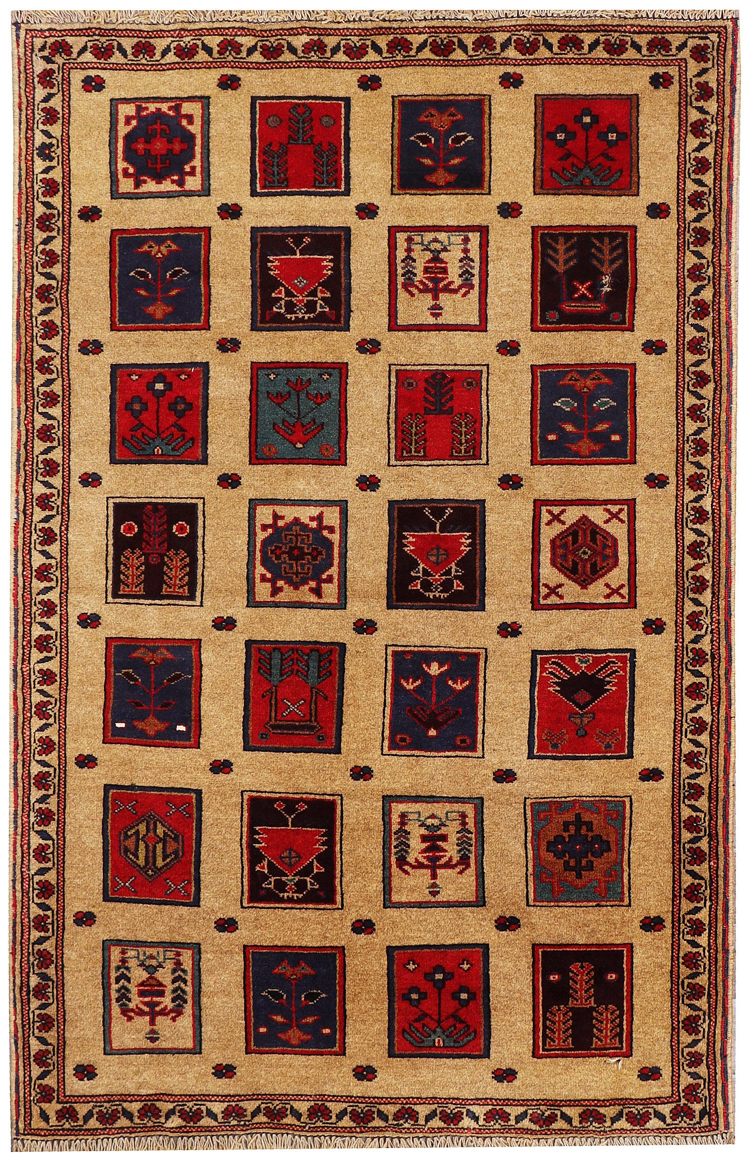 Handmade Adraskan Baluchi Afghan Rug