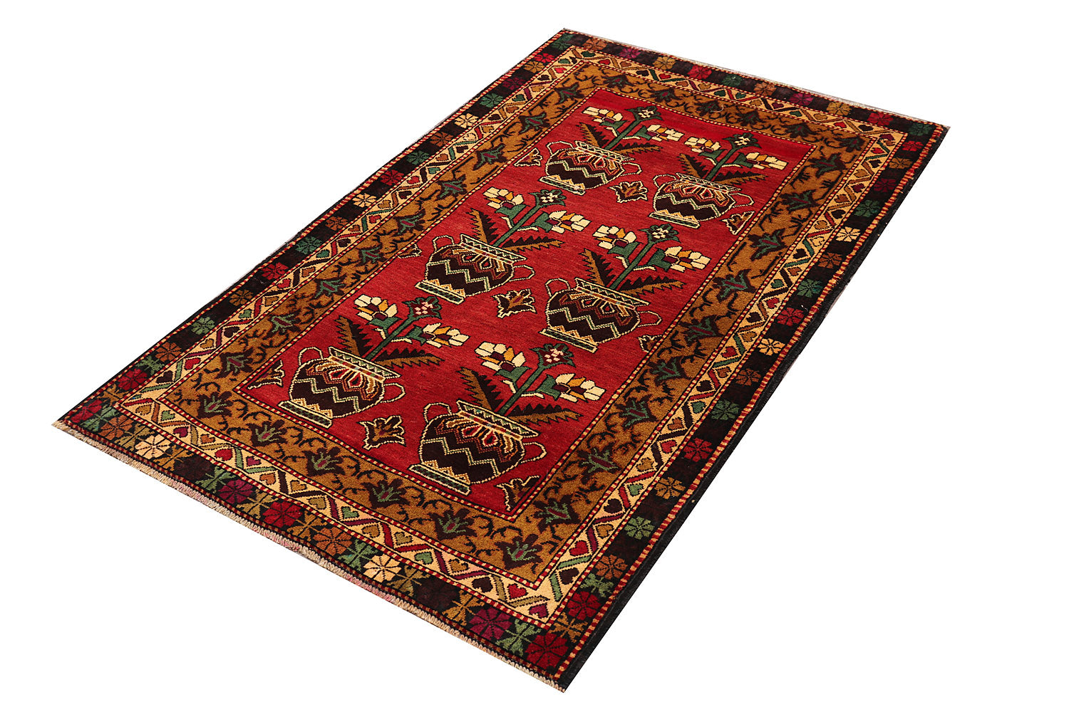 Handmade Adraskan Baluchi Afghan Rug