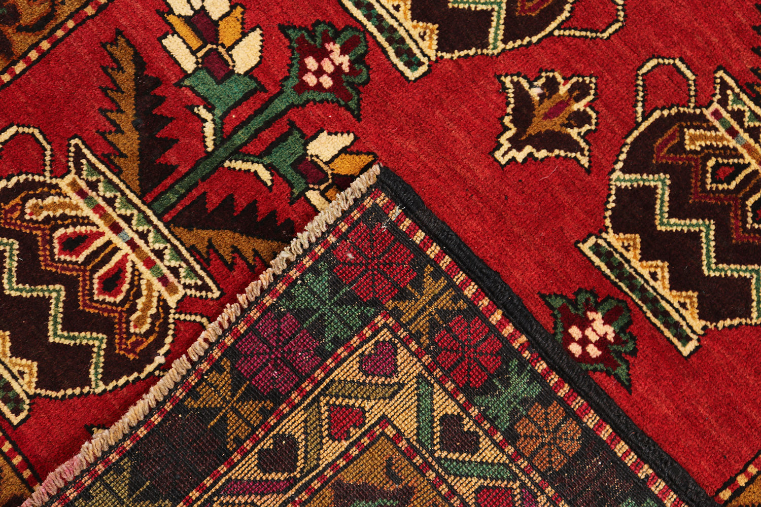 Handmade Adraskan Baluchi Afghan Rug