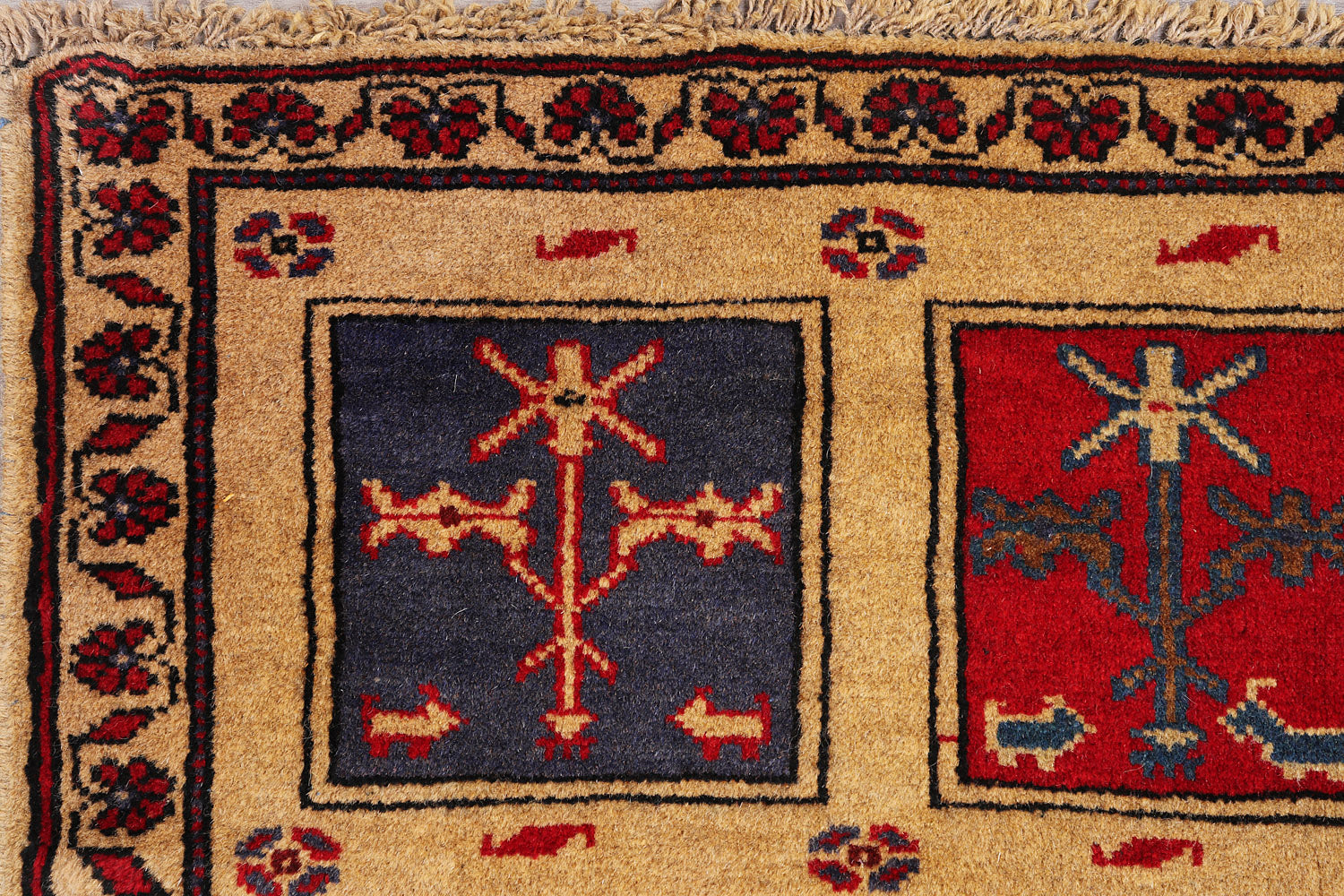 Handmade Adraskan Baluchi Afghan Rug