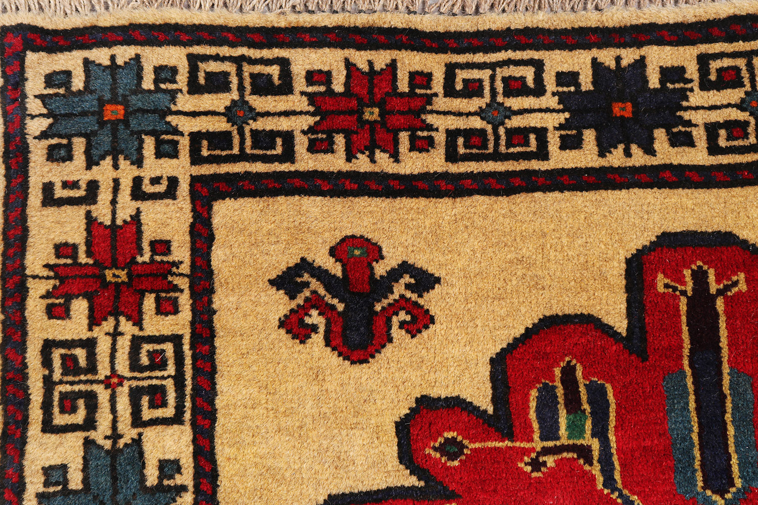 Handmade Adraskan Baluchi Afghan Rug