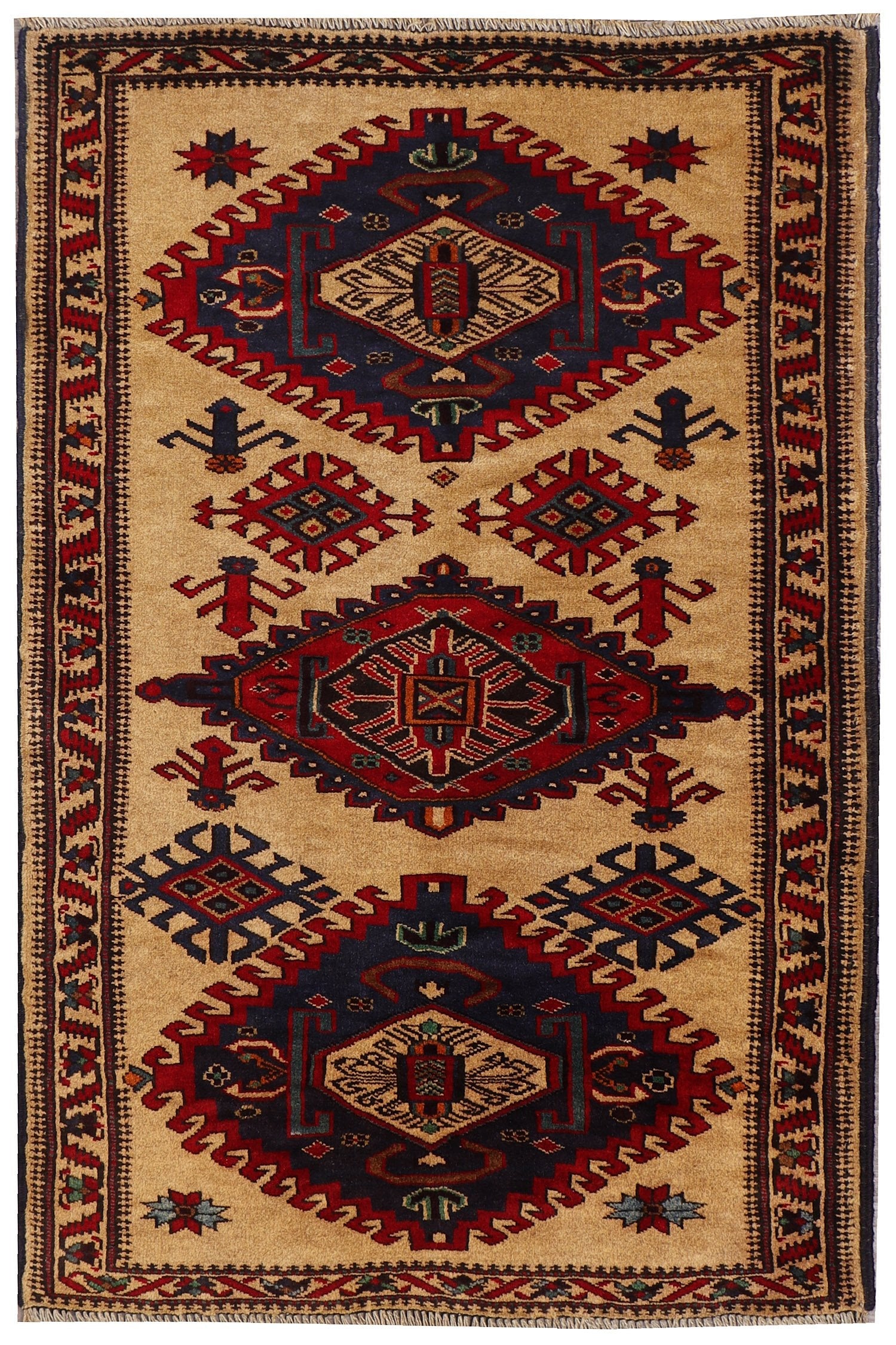 Handmade Adraskan Baluchi Afghan Rug