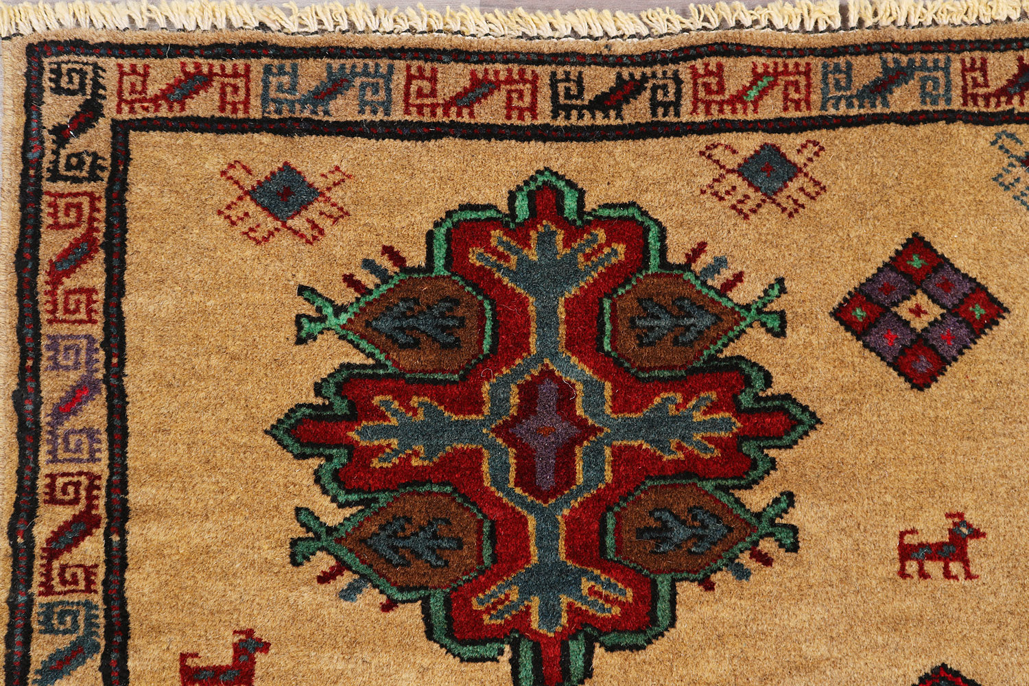 Handmade Adraskan Baluchi Afghan Rug