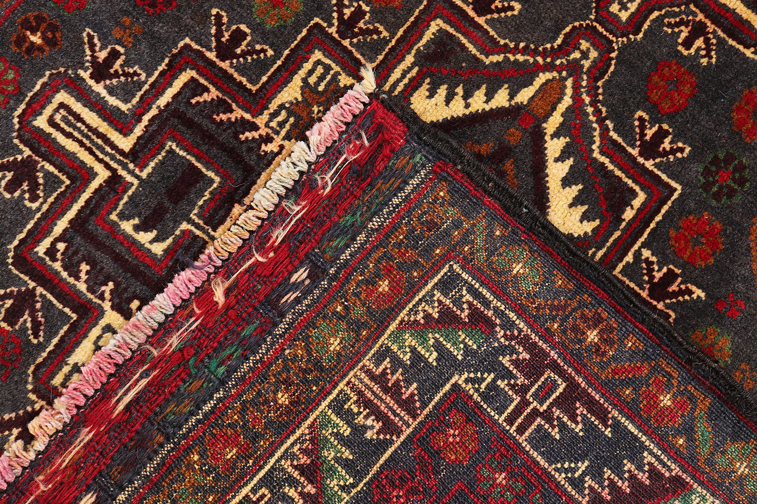 Handmade Adraskan Baluchi Afghan Rug