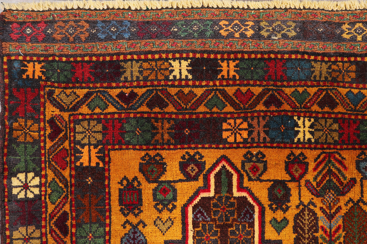 Handmade Adraskan Baluchi Afghan Rug