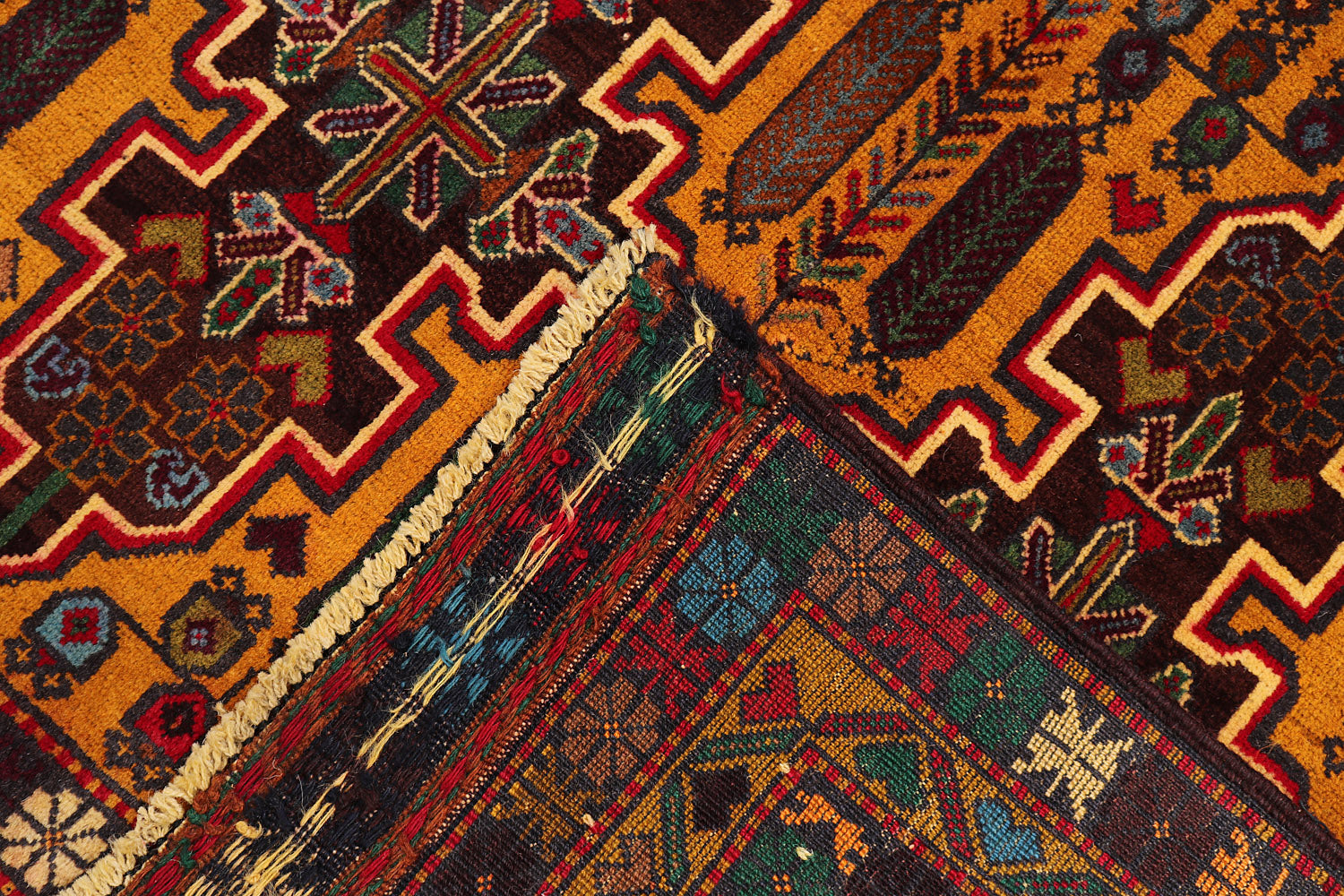 Handmade Adraskan Baluchi Afghan Rug