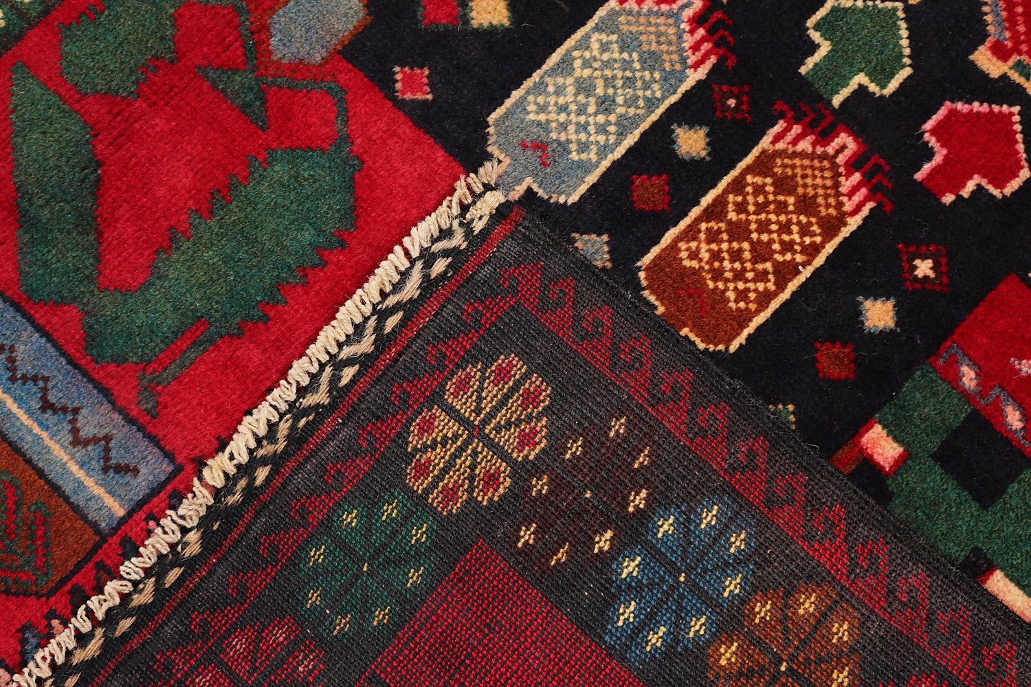 Handmade Adraskan Baluchi Afghan Rug